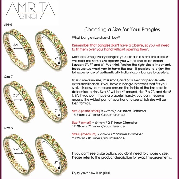 Glitzy Bangle Set Size 8 Black - Picture 4 of 4